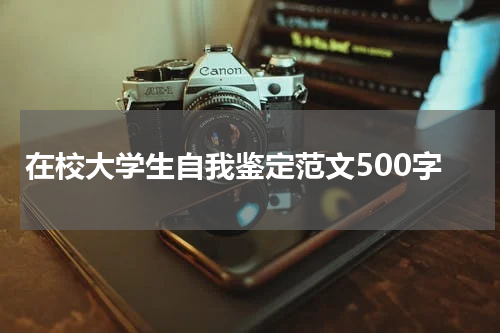 在校大学生自我鉴定范文500字