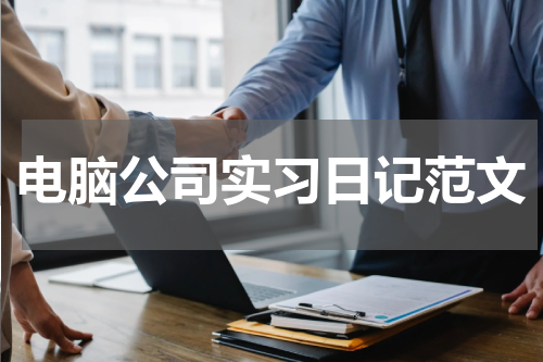 电脑公司实习日记范文