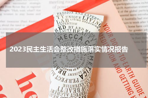 2023民主生活会整改措施落实情况报告