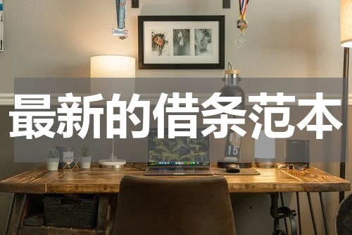 最新的借条范本