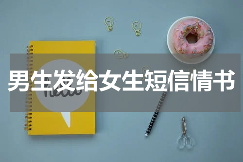 男生发给女生短信情书