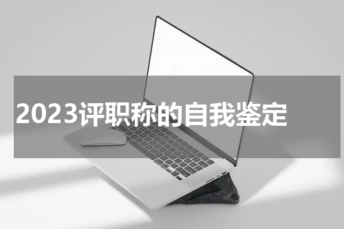2023评职称的自我鉴定