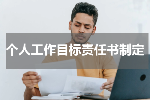 个人工作目标责任书制定