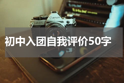 初中入团自我评价50字