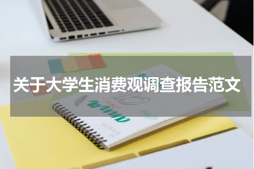 关于大学生消费观调查报告范文