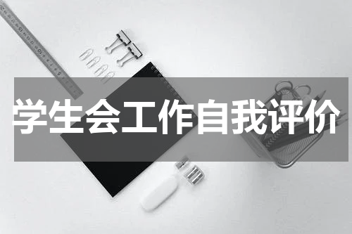 学生会工作自我评价