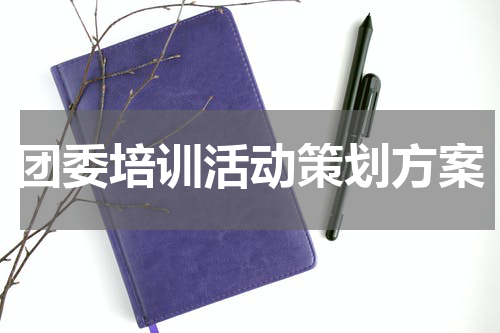 团委培训活动策划方案