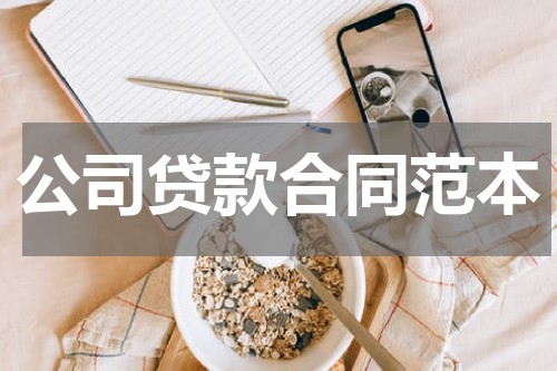 公司贷款合同范本