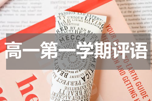 高一第一学期评语