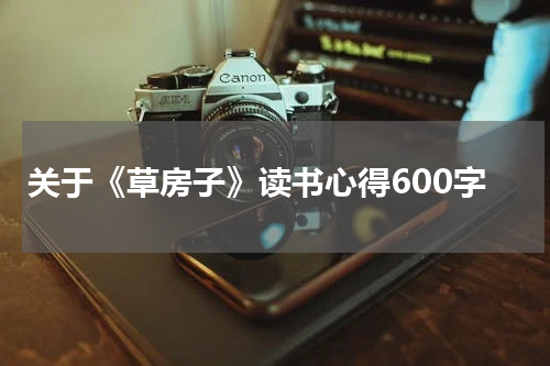 关于《草房子》读书心得600字