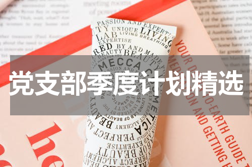 党支部季度计划精选