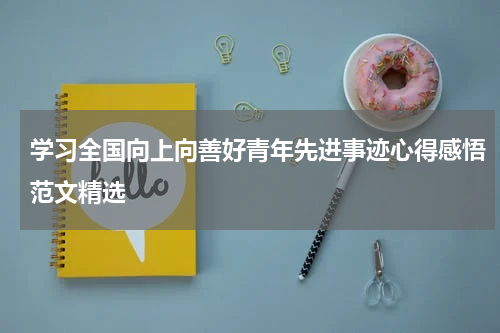 学习全国向上向善好青年先进事迹心得感悟范文精选