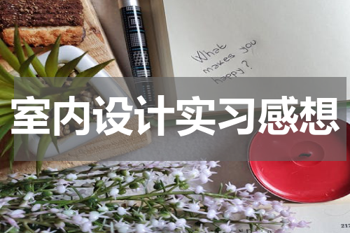 室内设计实习感想
