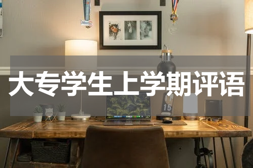 大专学生上学期评语