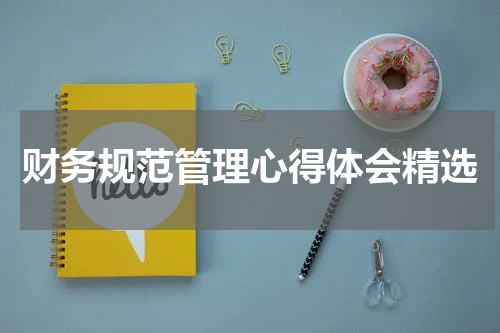 财务规范管理心得体会精选