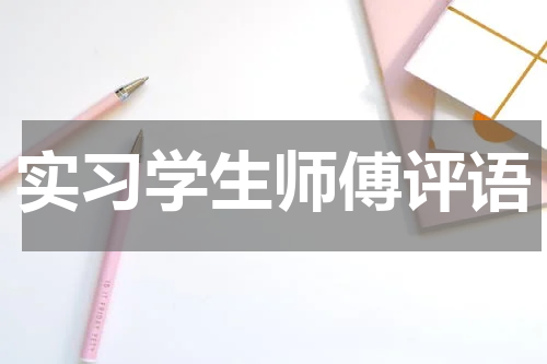 实习学生师傅评语