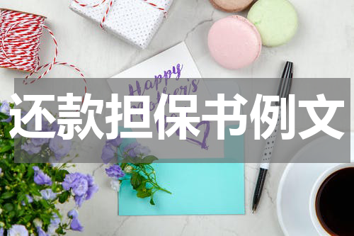 还款担保书例文