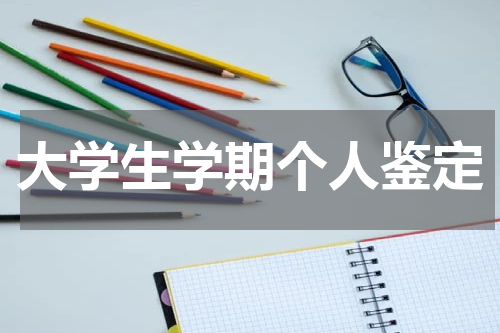 大学生学期个人鉴定