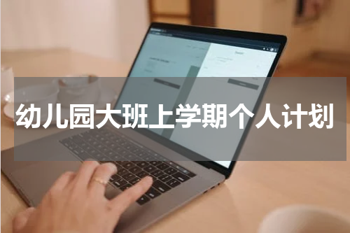 幼儿园大班上学期个人计划