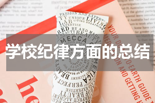 学校纪律方面的总结