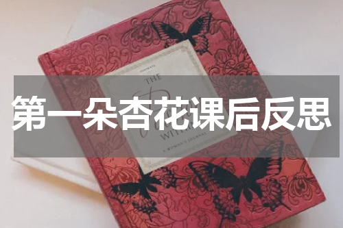 第一朵杏花课后反思