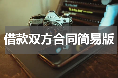 借款双方合同简易版