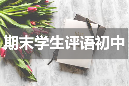 期末学生评语初中