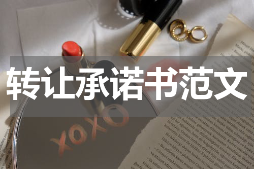 转让承诺书范文