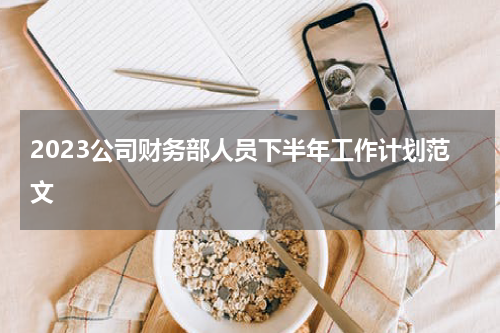 2023公司财务部人员下半年工作计划范文