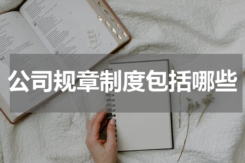公司规章制度包括哪些
