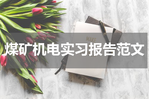 煤矿机电实习报告范文
