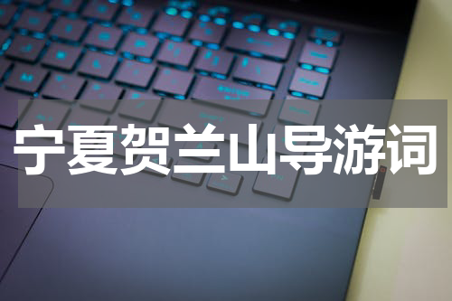 宁夏贺兰山导游词