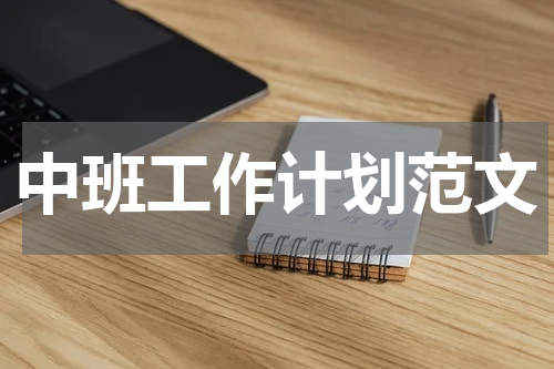 中班工作计划范文