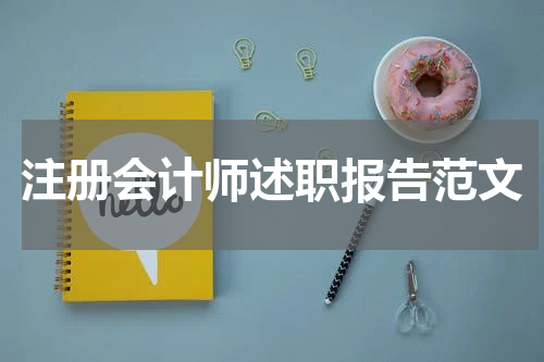 注册会计师述职报告范文