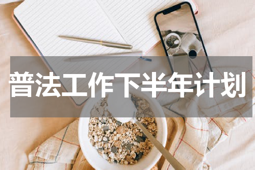 普法工作下半年计划
