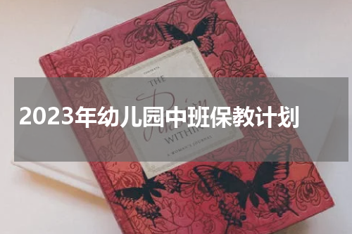 2023年幼儿园中班保教计划