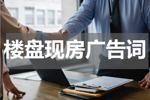 楼盘现房广告词