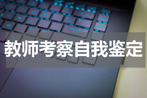 教师考察自我鉴定