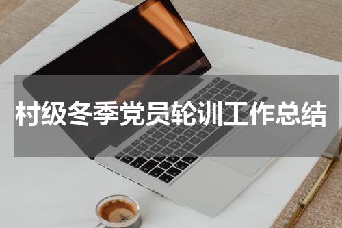 村级冬季党员轮训工作总结