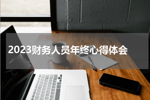 2023财务人员年终心得体会