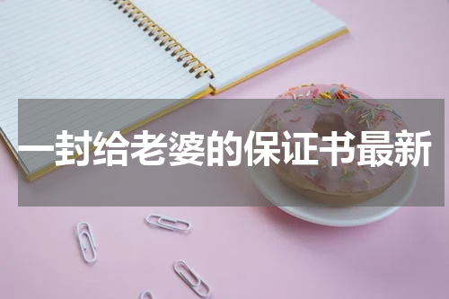 一封给老婆的保证书最新