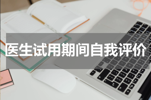 医生试用期间自我评价