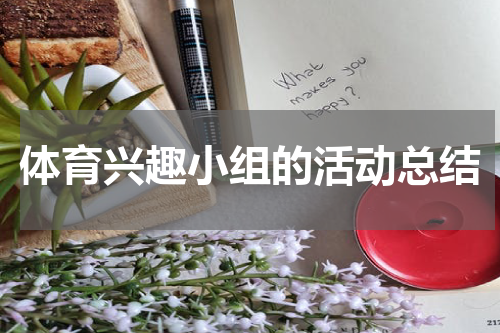 体育兴趣小组的活动总结