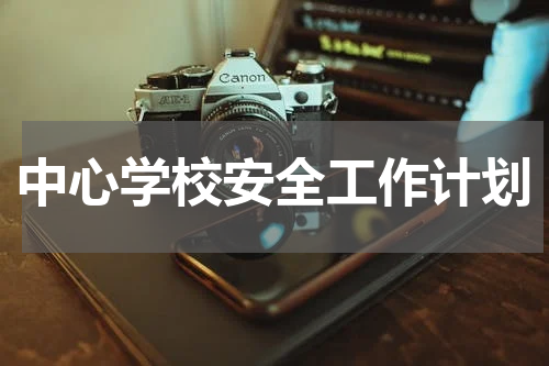 中心学校安全工作计划