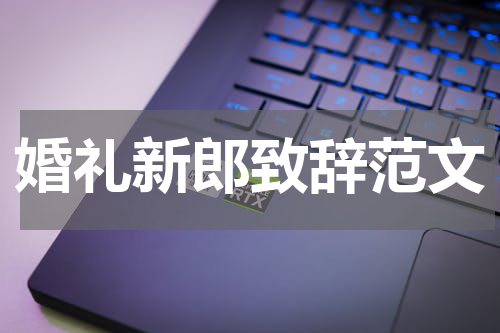 婚礼新郎致辞范文