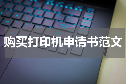 购买打印机申请书范文
