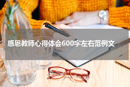 感恩教师心得体会600字左右范例文