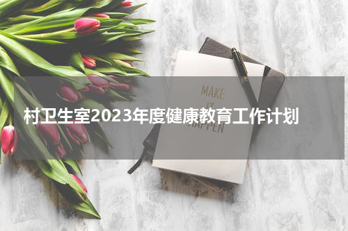 村卫生室2023年度健康教育工作计划