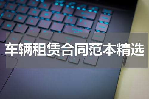 车辆租赁合同范本精选