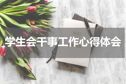 学生会干事工作心得体会